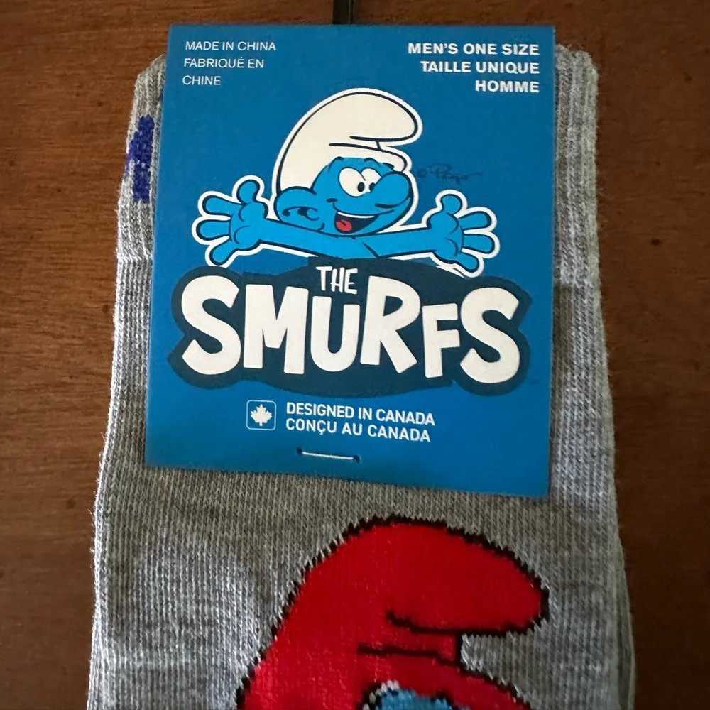 ☀️3/$10 The Smurfs socks ( see description)